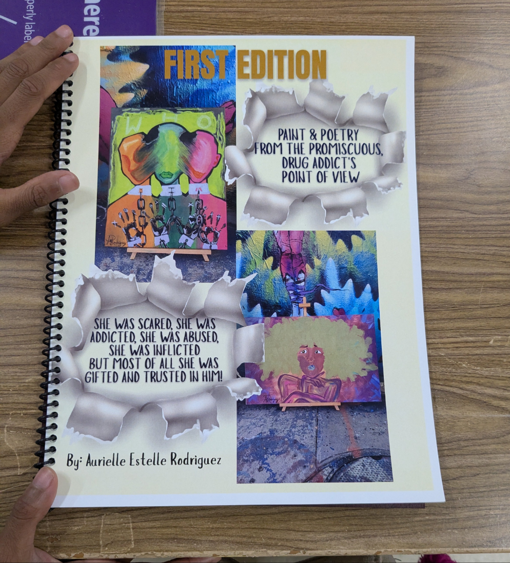 Paint & Poetry booklet 1st edition 8x11in