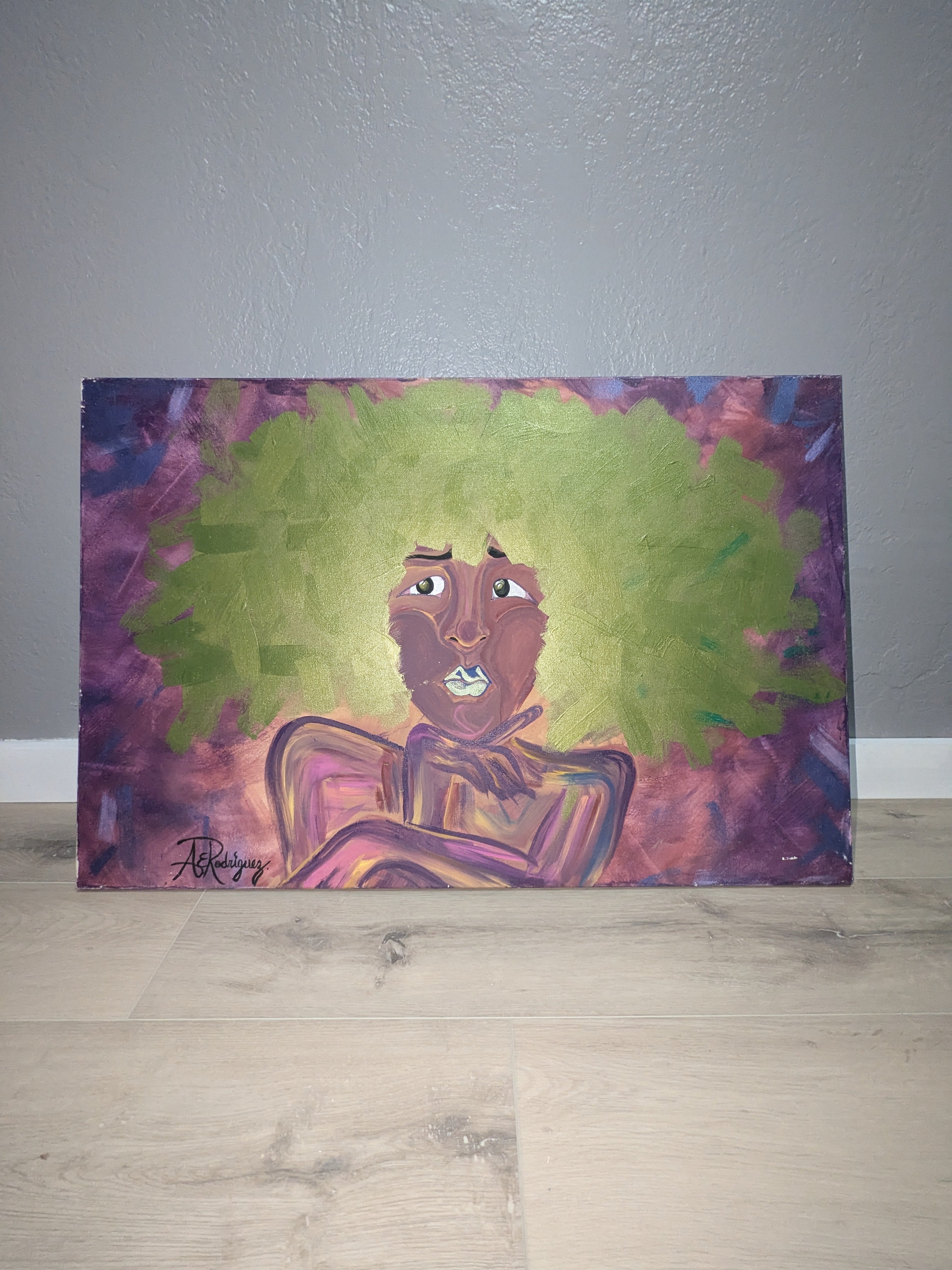 "Past Behavior" Original painting Acrylic