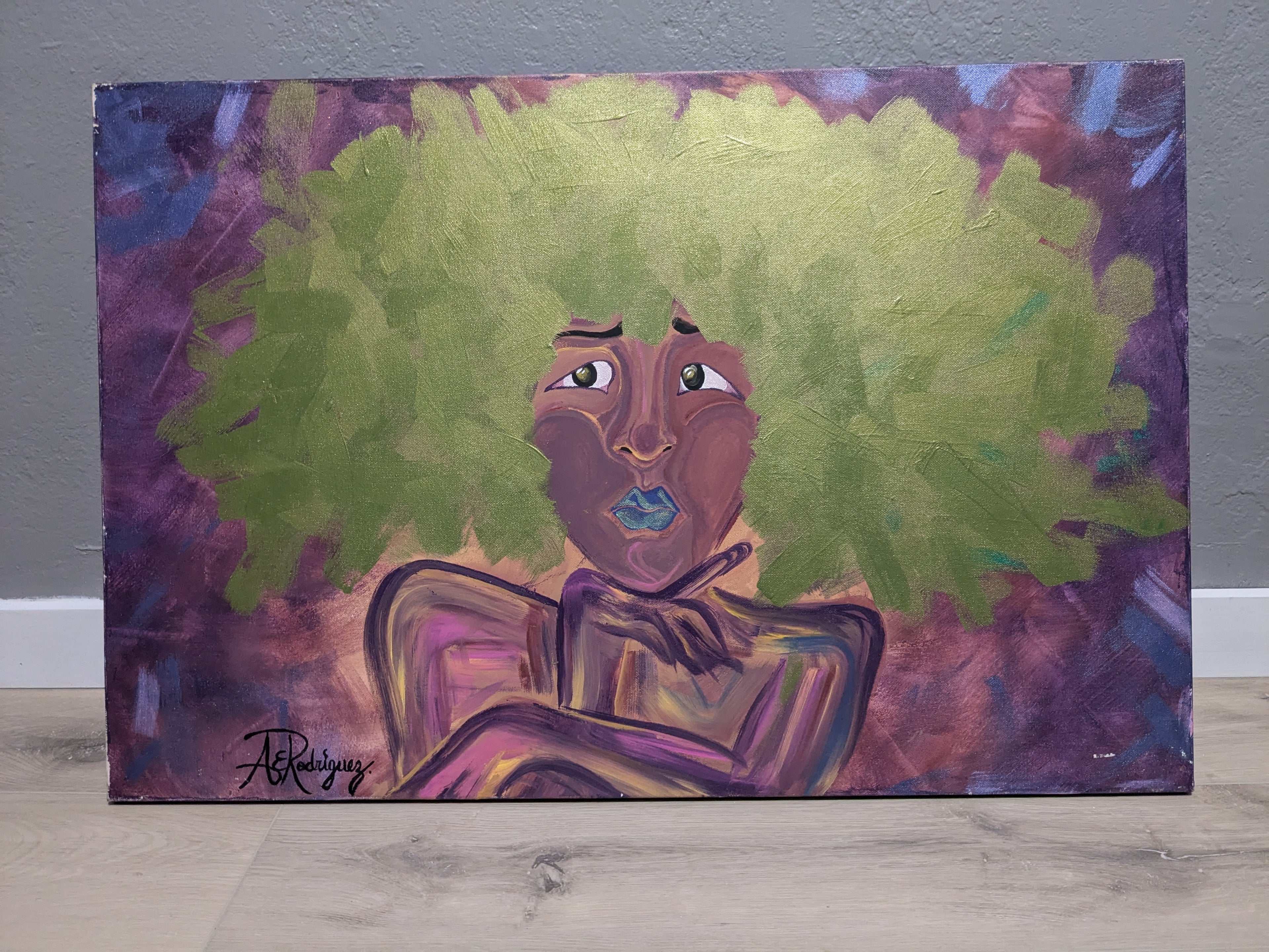 "Past Behavior" Original painting Acrylic