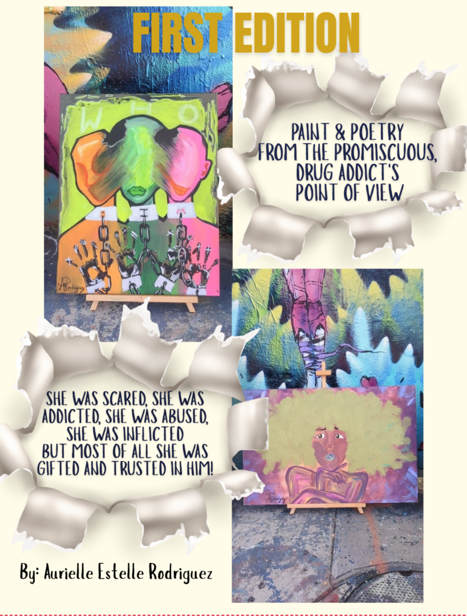 Paint & Poetry booklet 1st edition 8x11in