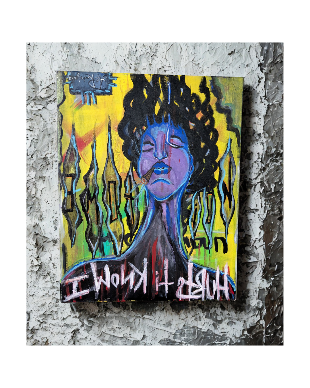 "I know it Hurts" Original Acrylic painting