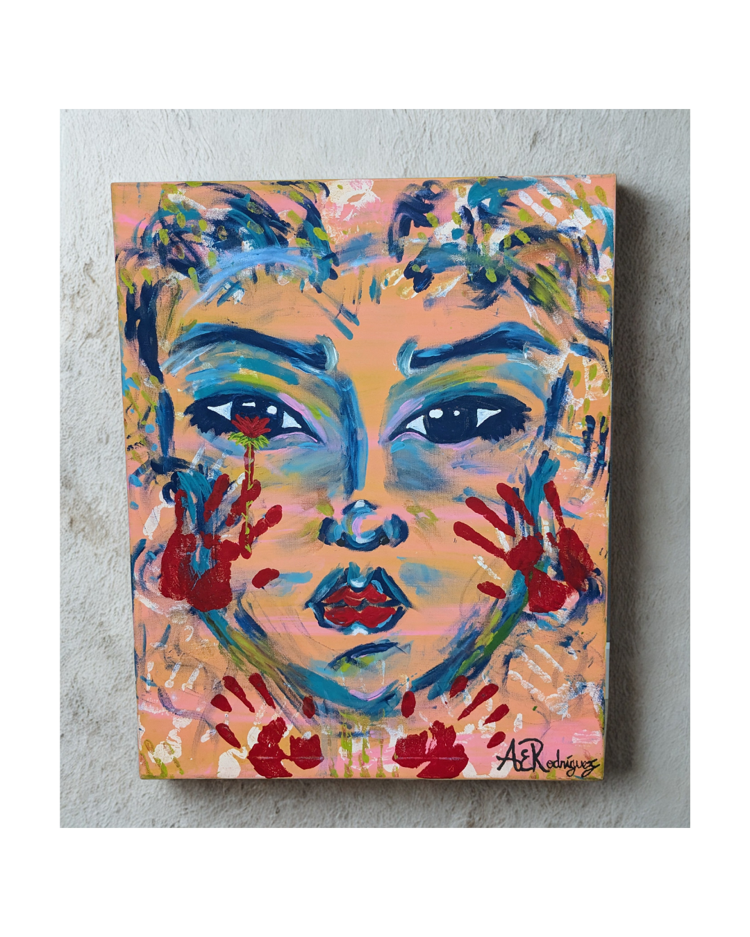 "Concrete" Original canvas Acrylic paint